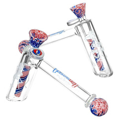Grateful Dead x Pulsar Wig Wag Hammer Bubbler - 6.25" / 14mm F - Discreet Smoker