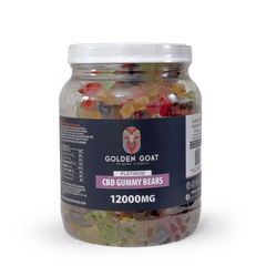 CBD Platinum Gummies - Clear Bears 12000MG - Discreet Smoker