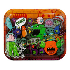 Ooze Rolling Tray - Metal - Large - Discreet Smoker