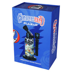 Grateful Dead x Pulsar Inside Print Water Pipe - 8.5" / 14mm F / UFO Jam - Discreet Smoker