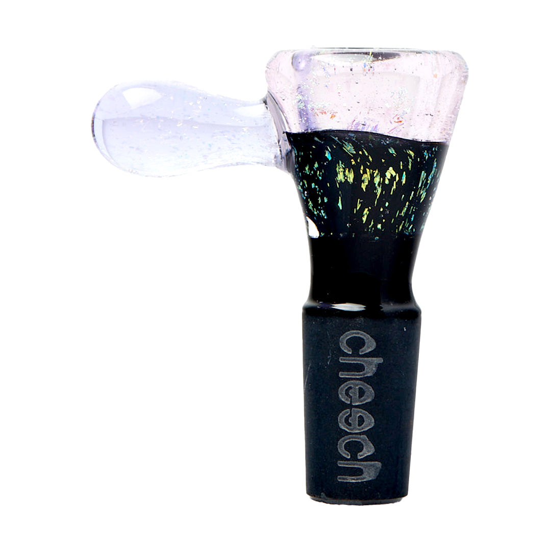 Cheech Glass 2" Transparent Dichro Glass Bowl - Discreet Smoker