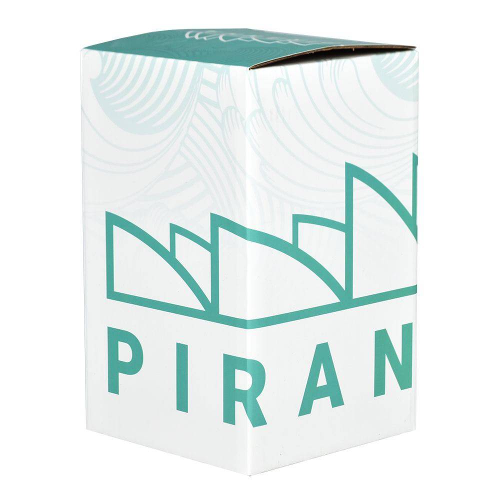 Piranha Bell Electroplated Glass Rig Style Water Pipe - 5.5" / 14mm F - Discreet Smoker