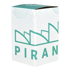 Piranha Bell Electroplated Glass Rig Style Water Pipe - 5.5" / 14mm F - Discreet Smoker