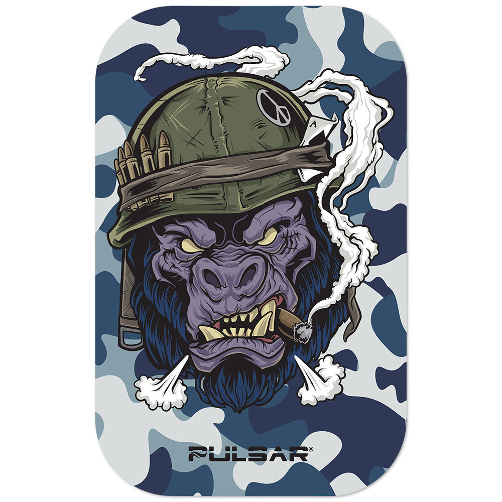 Pulsar Magnetic Rolling Tray Lid - 11"x7" / Gorilla Warfare - Discreet Smoker