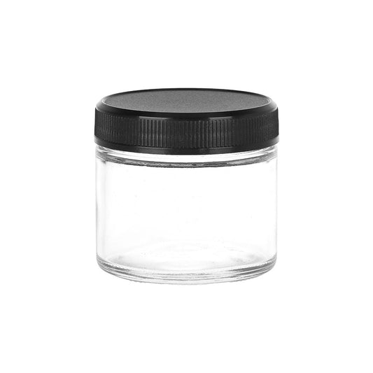 Clear Screw-Top Jar - 1.8" x 2.1"/ Small - Discreet Smoker