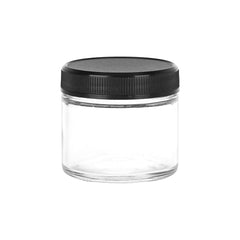 Clear Screw-Top Jar - 1.8" x 2.1"/ Small - Discreet Smoker
