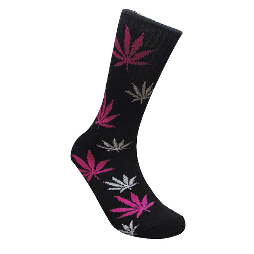Mad Toro Socks | All Over Hemp Leaf - Discreet Smoker