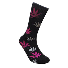 Mad Toro Socks | All Over Hemp Leaf - Discreet Smoker