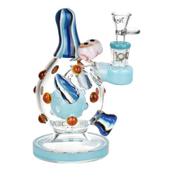 Lookah Glass Trip Water Pipe - 7" / 14mm F - Discreet Smoker