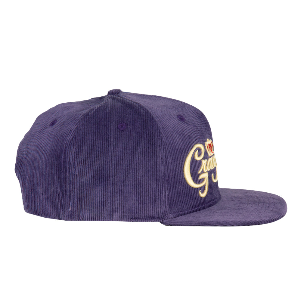 Grassroots Royal Roots Corduroy Snapback Hat - Discreet Smoker