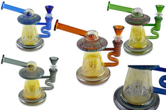Space King Glass - 'Space Invasion' UFO Bong - Discreet Smoker