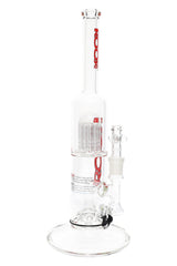 ROOR Tech 14″ Straight Shooter Bong – Tree-to-Showerhead Perc (Glass-on-Glass) - Discreet Smoker