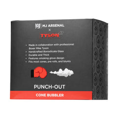 MJ Arsenal x Tyson 2.0 Punch-Out Bubbler - Discreet Smoker