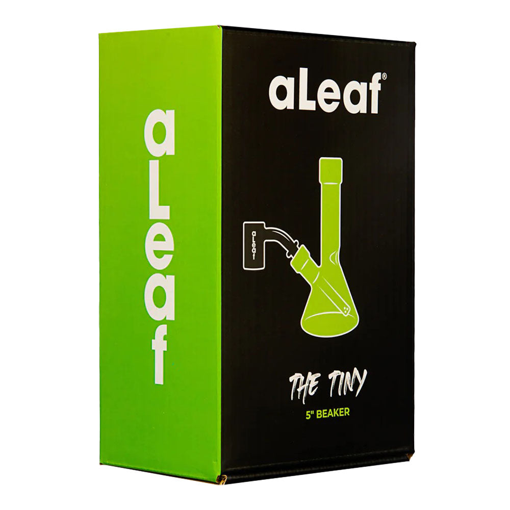 aLeaf Tiny Beaker Dab Rig | 5" | 10mm F - Discreet Smoker