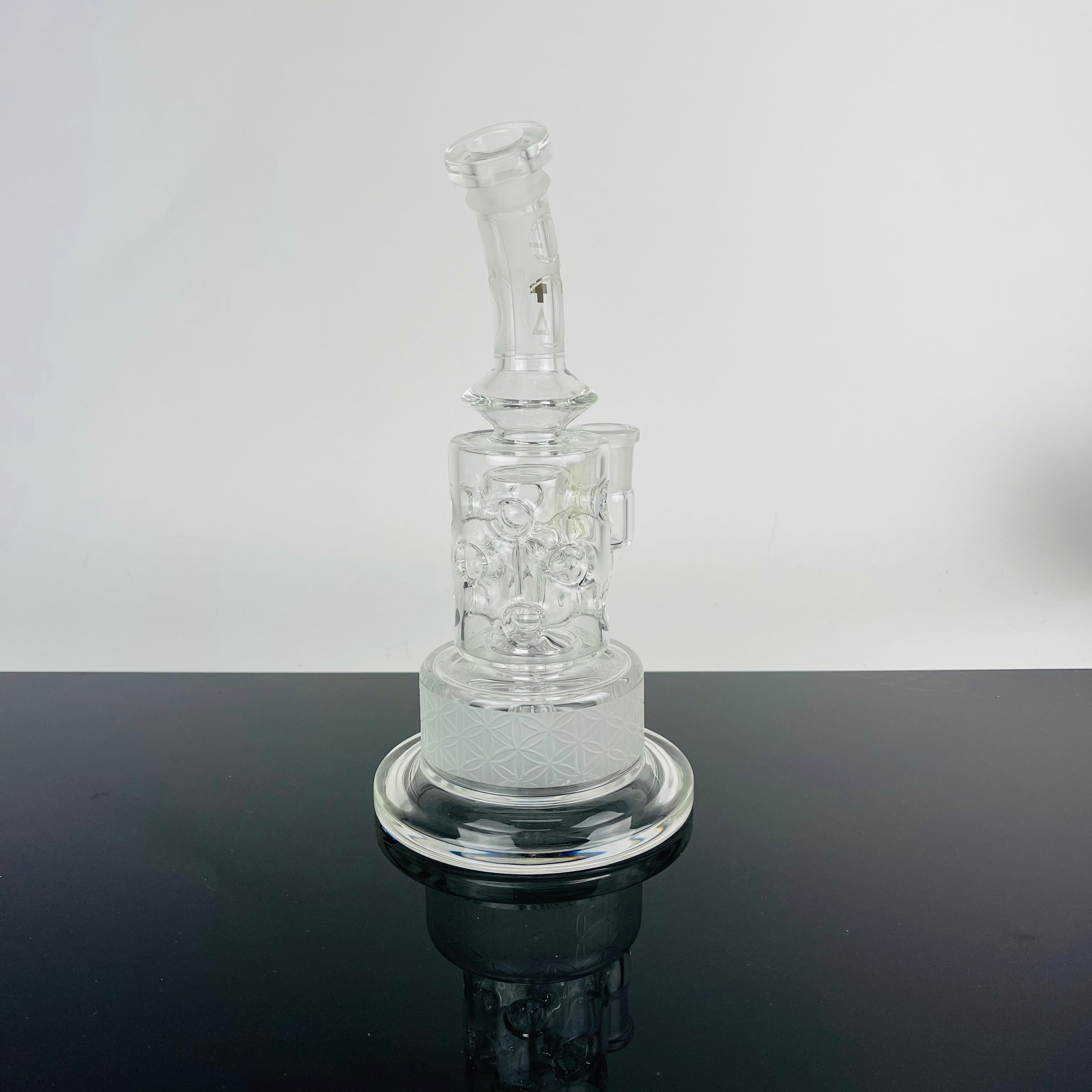 Beta Glass Labs Petra XL Custom Sandblasted #1 18mm Custom 1 of 1 (NO BOX) - Discreet Smoker