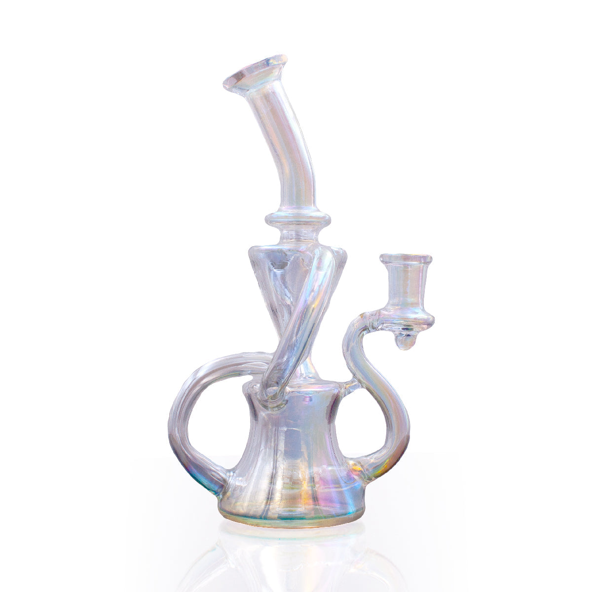 Showerhead Recycler Dab Rig 8" - Discreet Smoker