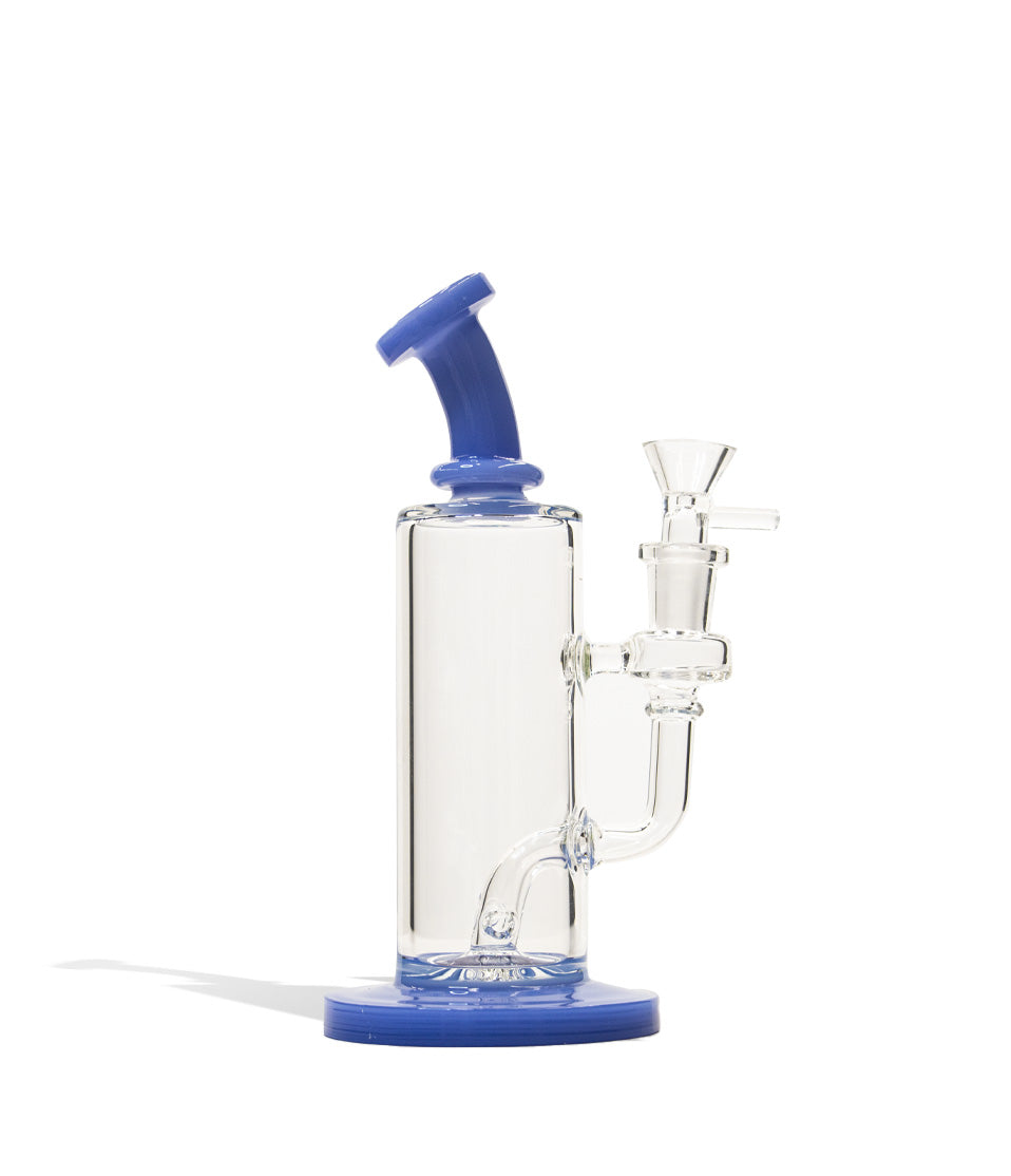 8 Inch Mini Rig with Colored Mouthpiece and Base - Discreet Smoker