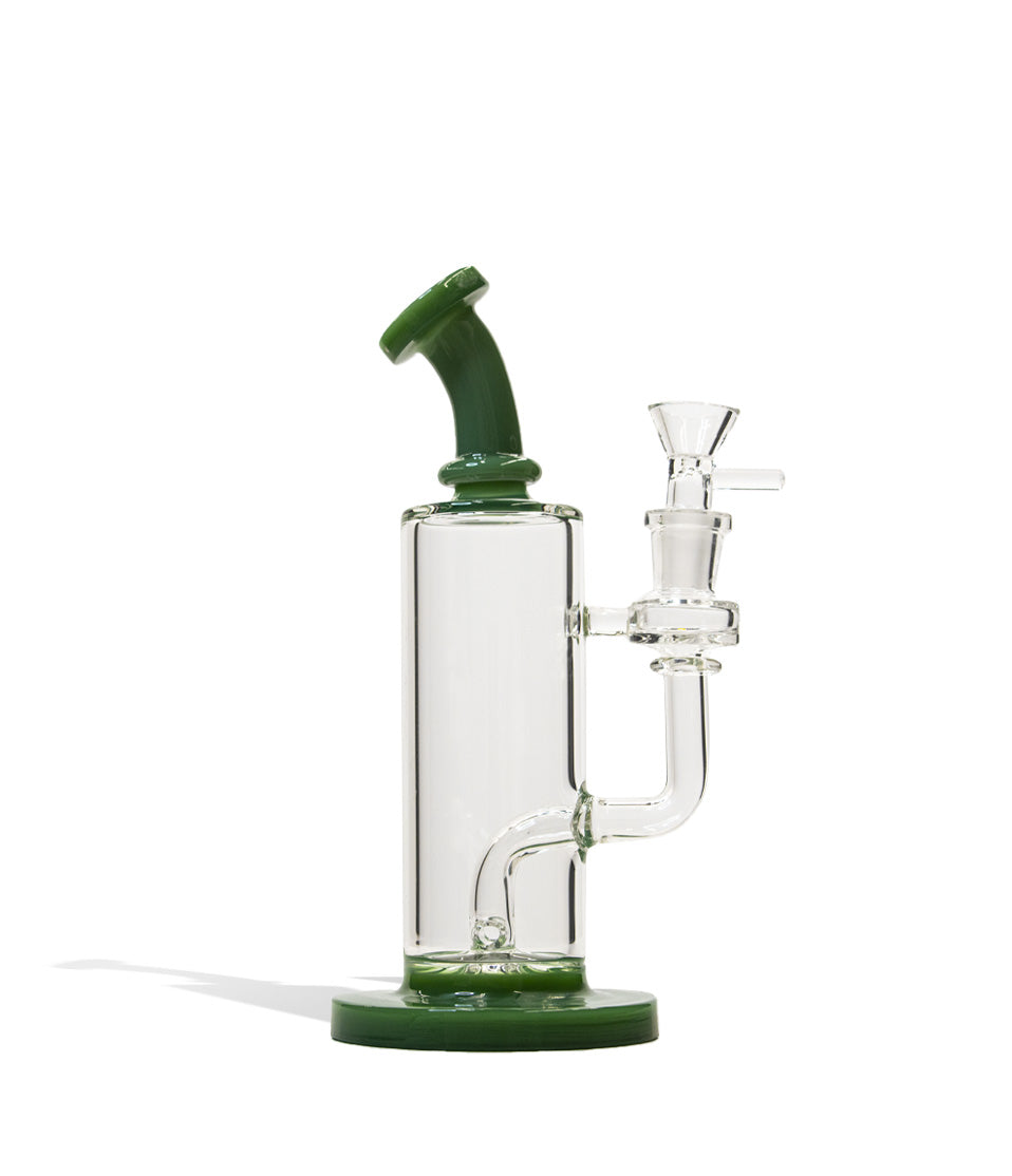 8 Inch Mini Rig with Colored Mouthpiece and Base - Discreet Smoker