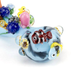 Empire Glassworks Spoon Pipe - 4.75" / Great Barrier Reef - Discreet Smoker