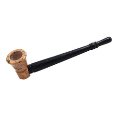 Stone Pipe w/ Wooden Stem - Discreet Smoker