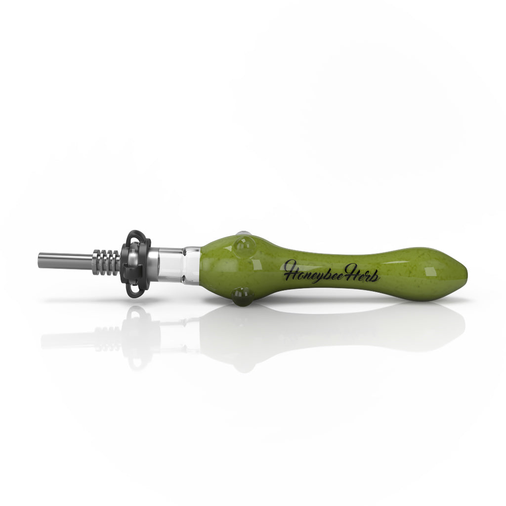 SPECKLED GLASS NECTAR COLLECTOR - Discreet Smoker