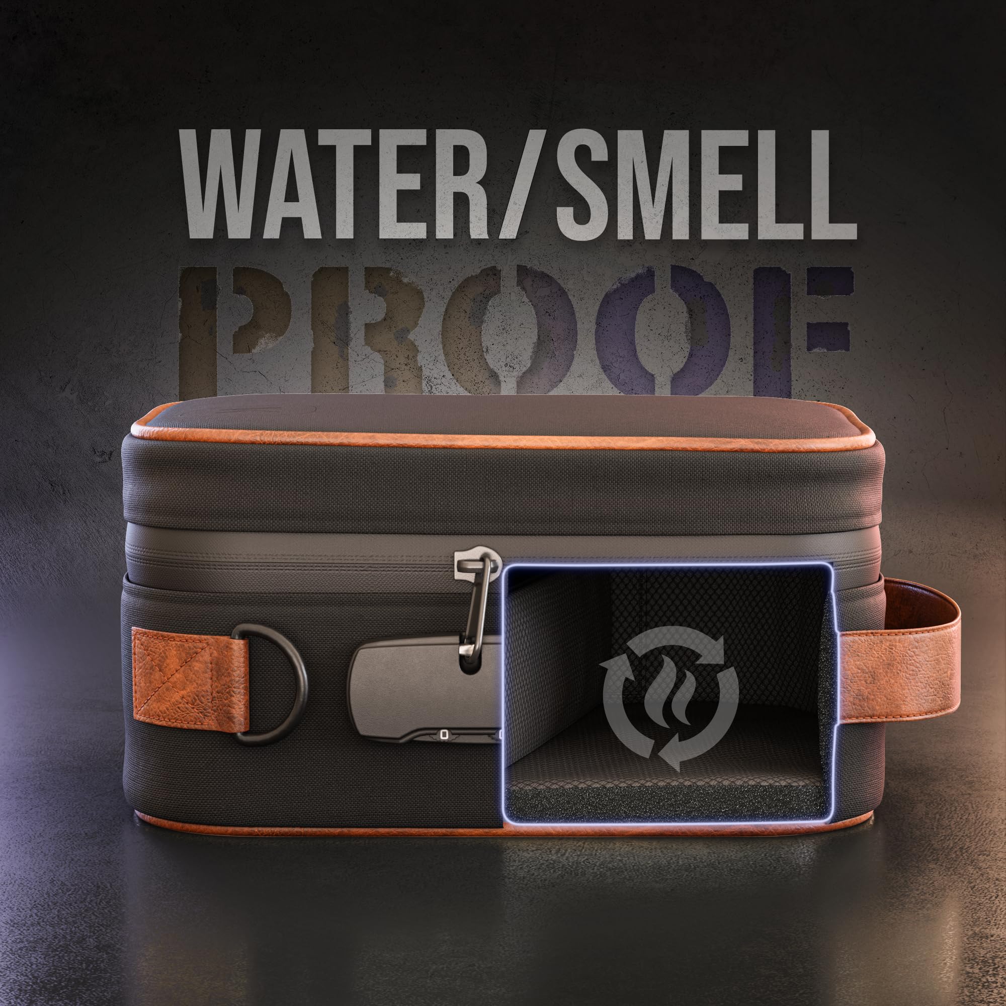 Discrete Smell Proof Storage Case - Discreet Smoker