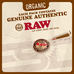 RAW Organic Hemp Cones - 1 1/4" - Discreet Smoker