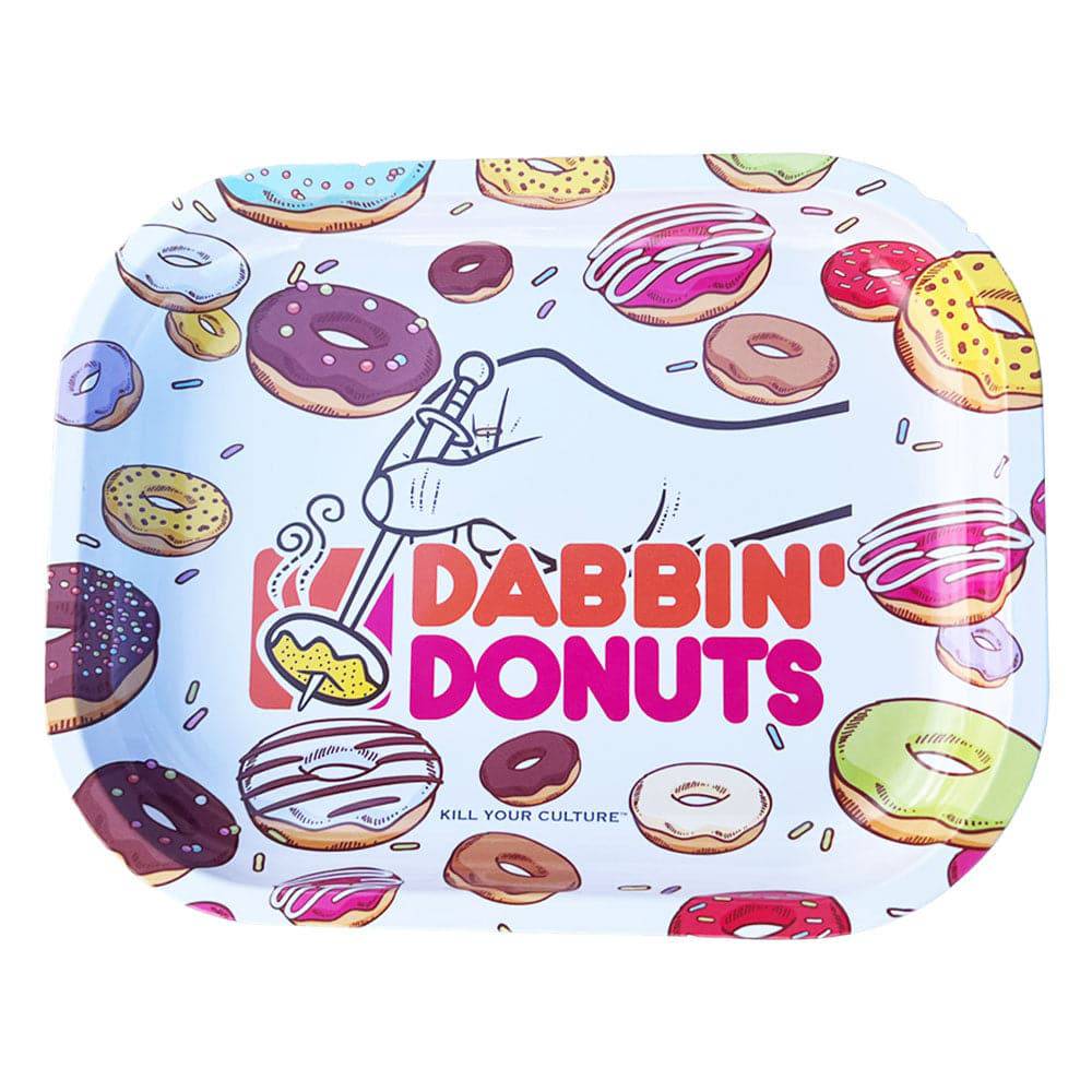 Kill Your Culture Rolling Tray - 7"x5.5" / Dabbin Donuts - Discreet Smoker