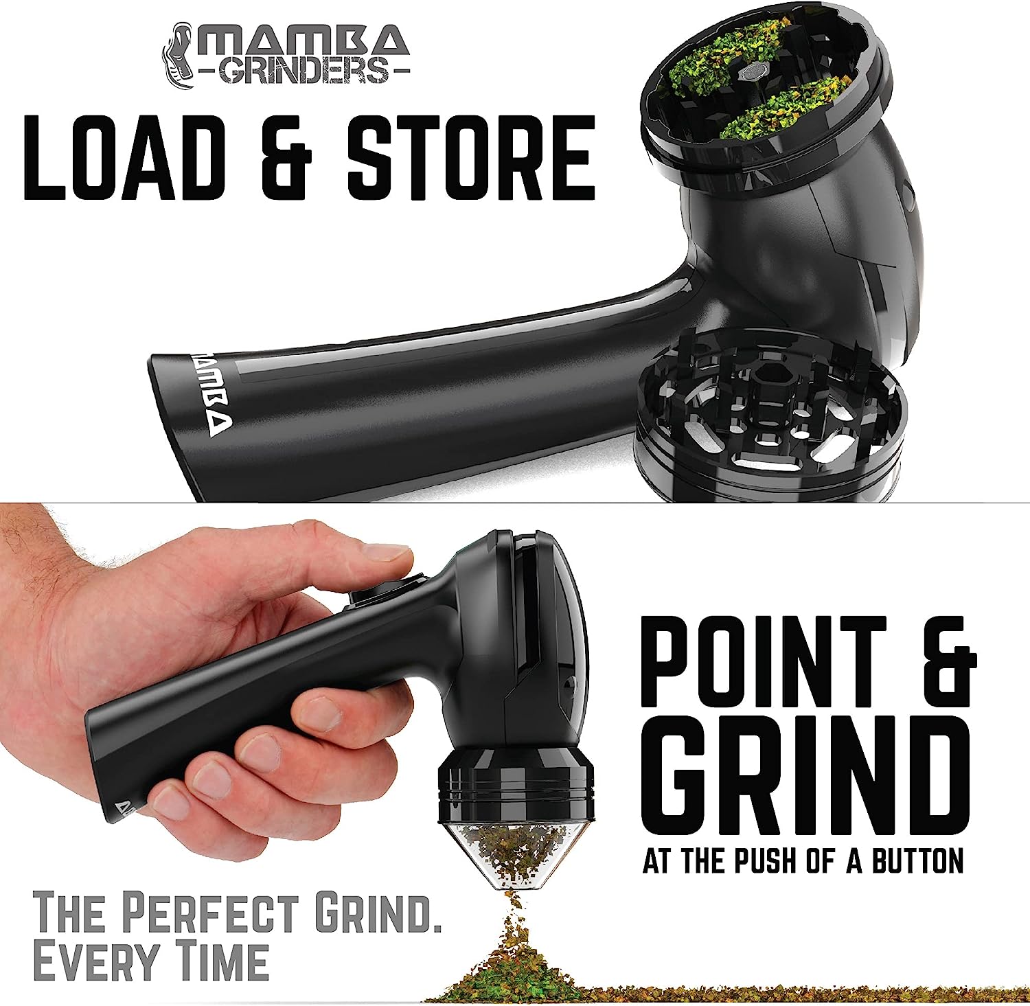 Mamba V2-55 Electric Portable Herb Grinder - Discreet Smoker