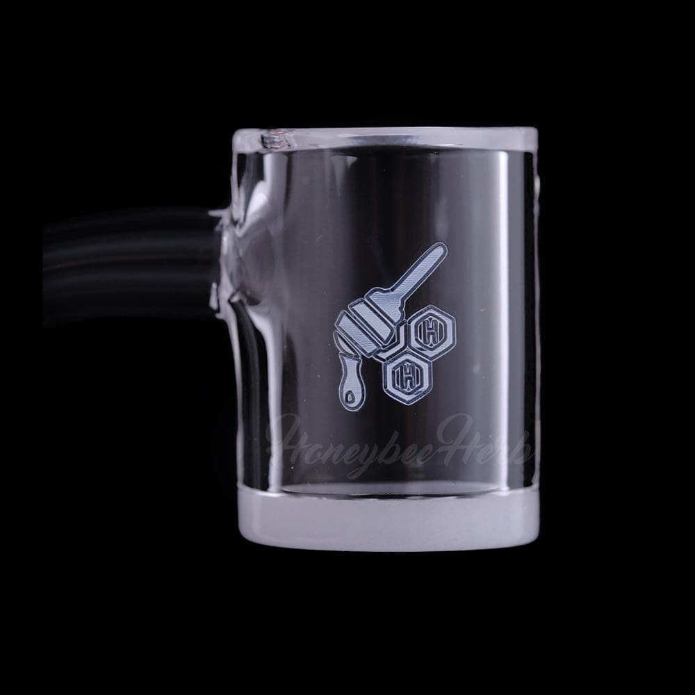 HONEY & MILK BEVEL QUARTZ BANGER - 45° DEGREE | YL - Discreet Smoker