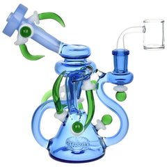 Claw's Caress Recycler Rig - 7" / 14mm F - Discreet Smoker