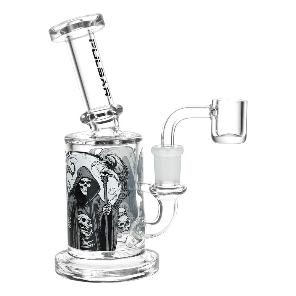 Pulsar It's All Over But The Reaping Glass Dab Rig - 6.25" / 14mm F - Discreet Smoker