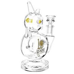 Lookah Glass Rooster Water Pipe | 7.5" | 14mm F - Discreet Smoker