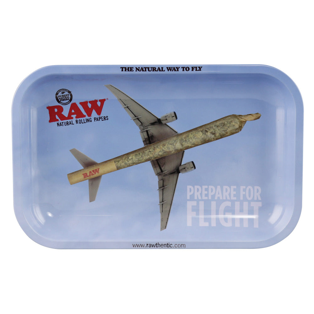 RAW Rolling Tray | Prepare for Flight |Small - Discreet Smoker