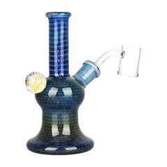 Pulsar Blooming Bubble Matrix Mini Dab Rig | 5.75" | 14mm F - Discreet Smoker