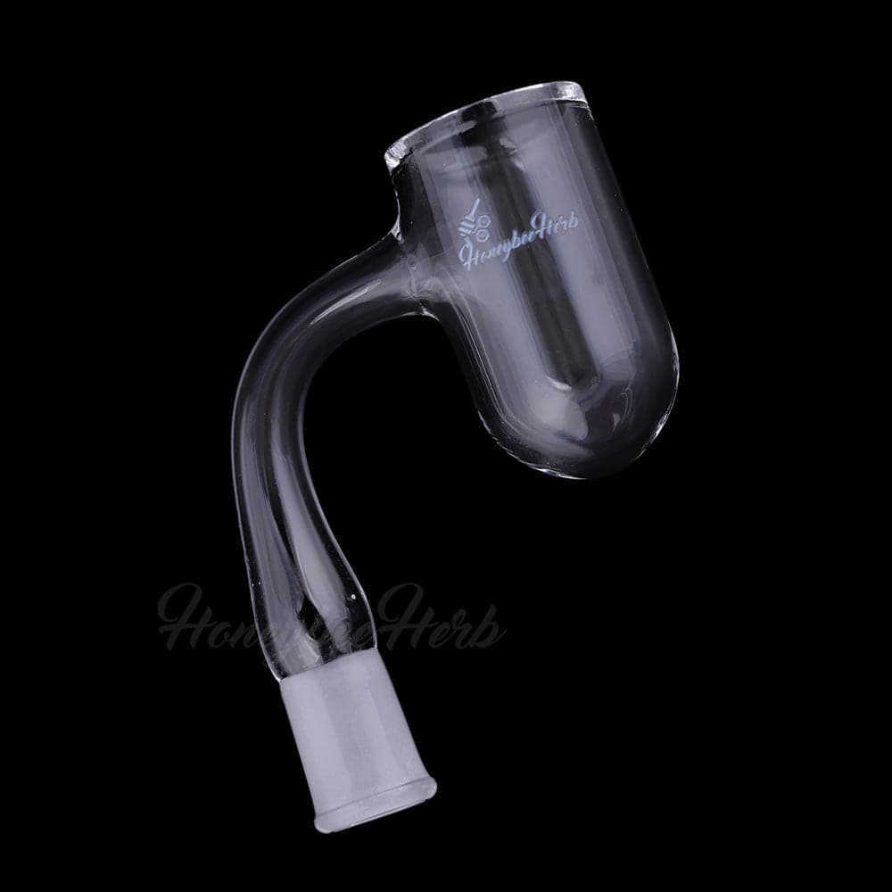 HONEY BEVEL DEEP BOWL QUARTZ BANGER - 90° DEGREE | BL - Discreet Smoker