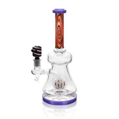 High Society - Pegasi Premium Wig Wag Hybrid Pipe (Purple) - Discreet Smoker