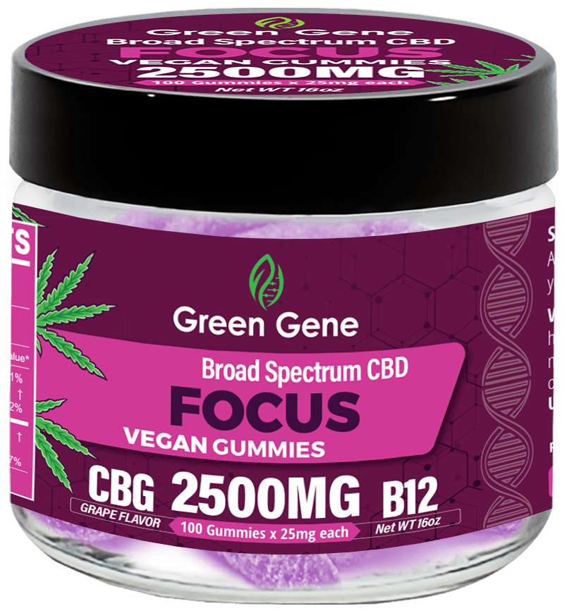 Green Genie Organic CBD Infused Mood Based Vegan Gummies - (625MG - 2500MG) - Discreet Smoker