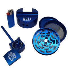 Wolf Grinders Combo Crusher All-In-One Cannabis Kit | 2.7" - Discreet Smoker