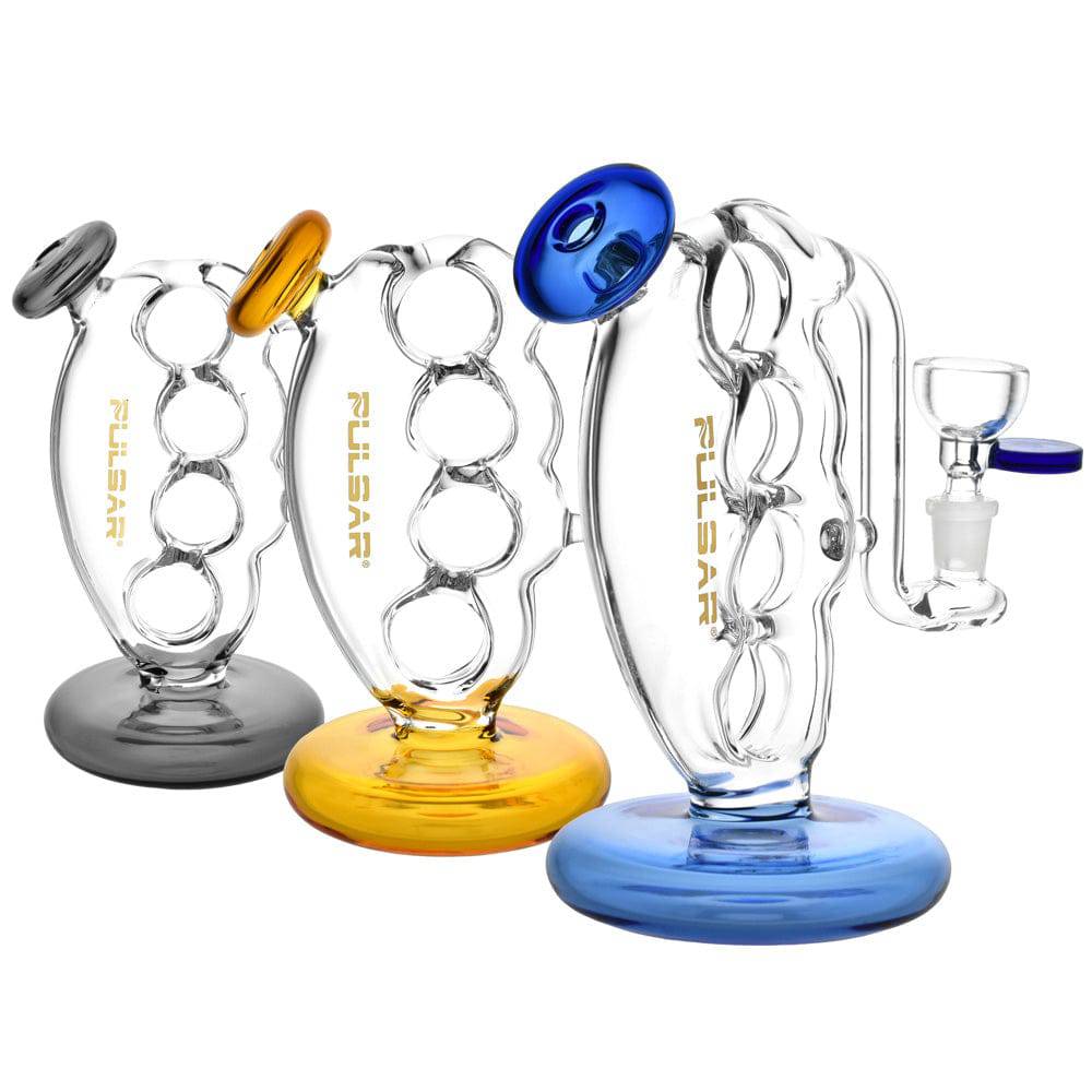 Pulsar Knuckle Bubbler Pro Water Pipe | 6.25" | 14mm F - Discreet Smoker