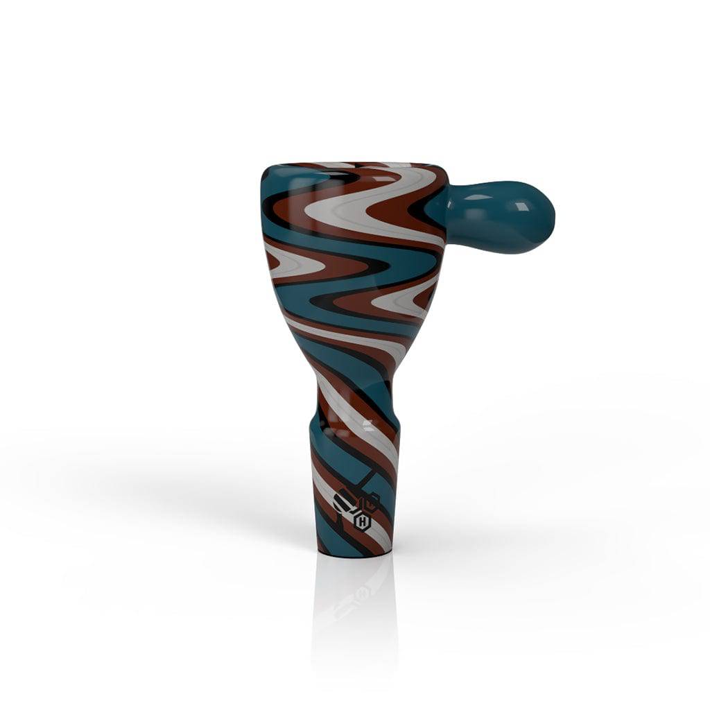 WIG WAG STRIPPED BONG BOWL PIECES - Discreet Smoker