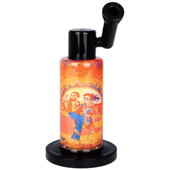 Grateful Dead x Pulsar Inside Print Water Pipe - 8.5" / 14mm F / Sunset Dance - Discreet Smoker