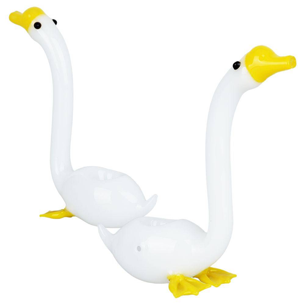 Take a Gander at This Goose Glass Hand Pipe - 6" - Discreet Smoker