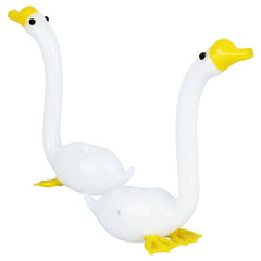 Take a Gander at This Goose Glass Hand Pipe - 6" - Discreet Smoker