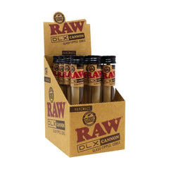 RAW DLX Glass Tipped Cones - 12PC - Discreet Smoker