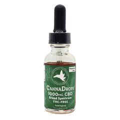 Canna Drops Broad Spectrum 1000mg CBD tincture | Peppermint | Carolina Cannabis Creations - Discreet Smoker