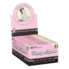 Blazy Susan Pink Rolling Papers | 50pk | 50pc Display - Discreet Smoker
