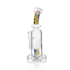 High Society | Centauri Premium Wig Wag Hybrid Pipe (White Rainbow) - Discreet Smoker