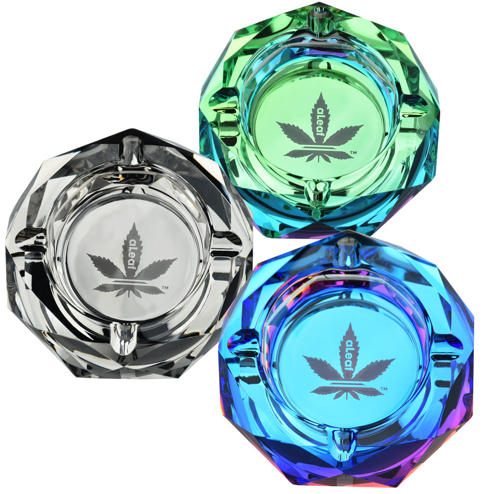 aLeaf Diamond Ashtray | 3.75" - Discreet Smoker