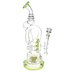 Lookah Glass Spiral Recycler Water Pipe | 14.75" | 14mm F - Discreet Smoker